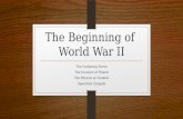 The Beginning of  World War II