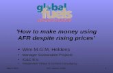 'How to make money using AFR despite rising prices’