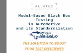Model-Based Black Box Testing in Automotive and its Standardization  Layers (extract)