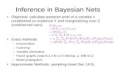 Inference in Bayesian Nets