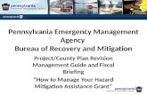 Pennsylvania Emergency Management Agency  Bureau of Recovery and Mitigation