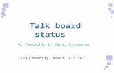 Talk  board  status