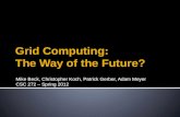 Grid Computing:  The Way of the Future?