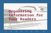 Organizing Information for Your Readers