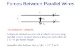Forces Between Parallel Wires