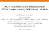 FPGA Implementation of  Denoising  in  OFDM Systems using DSP Design Module