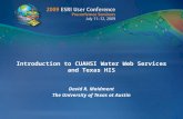 Introduction to CUAHSI Water Web Services and Texas HIS