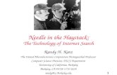 Needle in the Haystack: The Technology of Internet Search