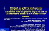 Prof. Leung-Wing Chu MD, FRCP  ( Edin . &  Glas .) , FHKCP, FHKAM  (Medicine)