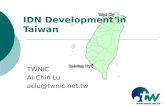 IDN Development in Taiwan
