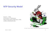NTP Security Model