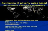 Estimation of poverty rates based on satellite observed nighttime lights