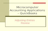 Microcomputer Accounting Applications – QuickBooks