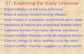 27.  Exploring the Early Universe