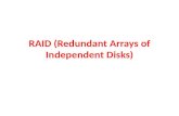RAID (Redundant Arrays of Independent Disks)