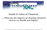 Health & Safety of Chemicals