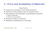 2 - Price and Availability of Materials