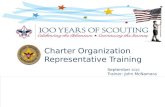 Charter Organization Representative Training