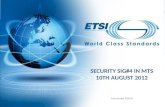 Security  SIG#4  in MTS 10th August 2012