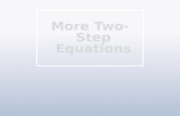 More Two-Step Equations