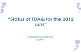 “Status  of  TDAQ  for  the 2012  runs ”