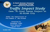 Traffic Impact Study Case: Al- Irsal  Center Project in Al- Bireh  City