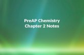 PreAP Chemistry Chapter 2 Notes