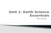 Unit 1: Earth Science Essentials