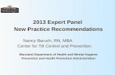 2013 Expert Panel  New Practice Recommendations Nancy Baruch, RN, MBA
