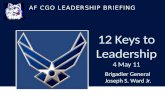 AF CGO Leadership Briefing