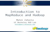Introduction to  MapReduce  and  Hadoop