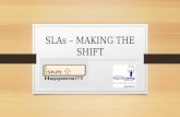 SLAs – MAKING THE SHIFT