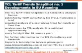 The TCL Tariff Trend SnapShot is a Research & Analysis Service