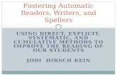 Fostering Automatic Readers, Writers, and Spellers