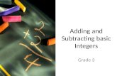 Adding and Subtracting basic Integers