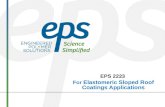 EPS 2223  For  Elastomeric Sloped Roof Coatings Applications