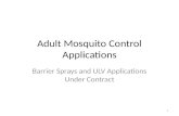 Adult Mosquito Control Applications