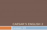 Caesar’s  english  2