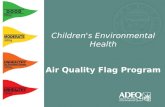 Children's Environmental Health Air  Quality Flag Program