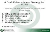 Palaeoclimate  Modelling in NCAS