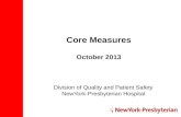 Core Measures October 2013