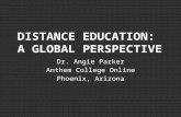 Distance Education:  A Global perspective