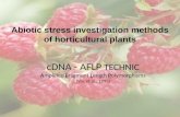 Abiotic  stress investigation methods of horticultural plants
