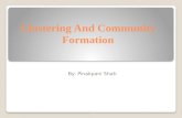 Clustering And Community Formation