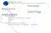 Terrain Analysis                (Surface Analysis)
