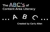 The  A B C ’ s  of  Content-Area Literacy