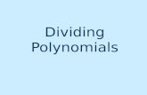 Dividing Polynomials