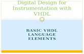 Digital Design for Instrumentation with VHDL