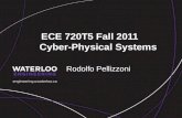 ECE  720T5  Fall 2011       Cyber-Physical Systems