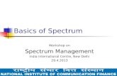 Basics of Spectrum